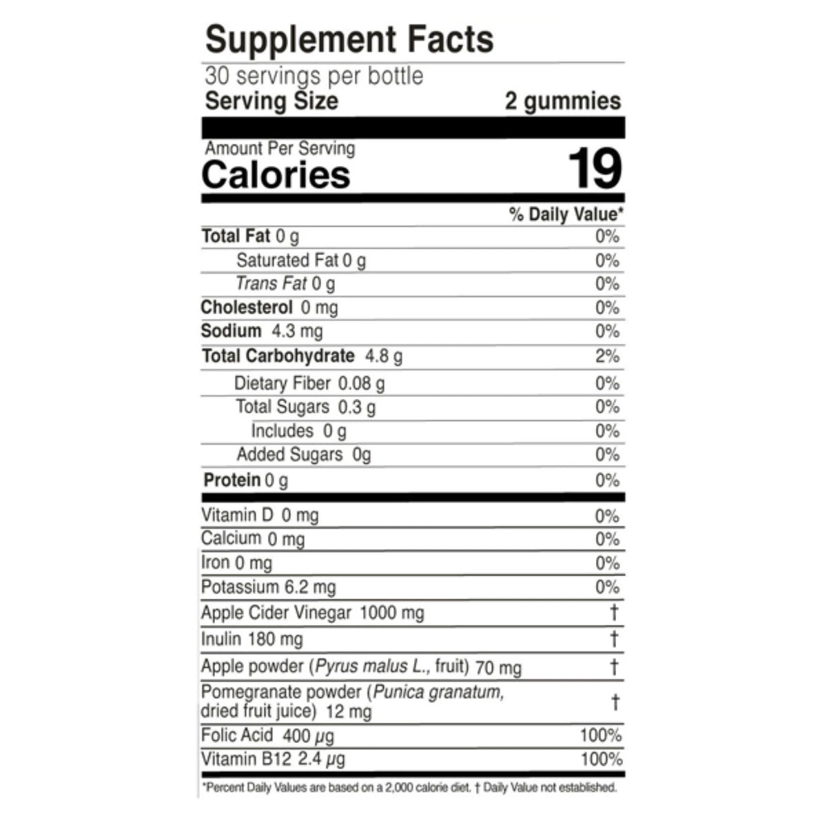 Gomitas Nutriplus - Vinagre de sidra de manzana